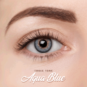 Aqua Blue 3 Tone Contact Lenses